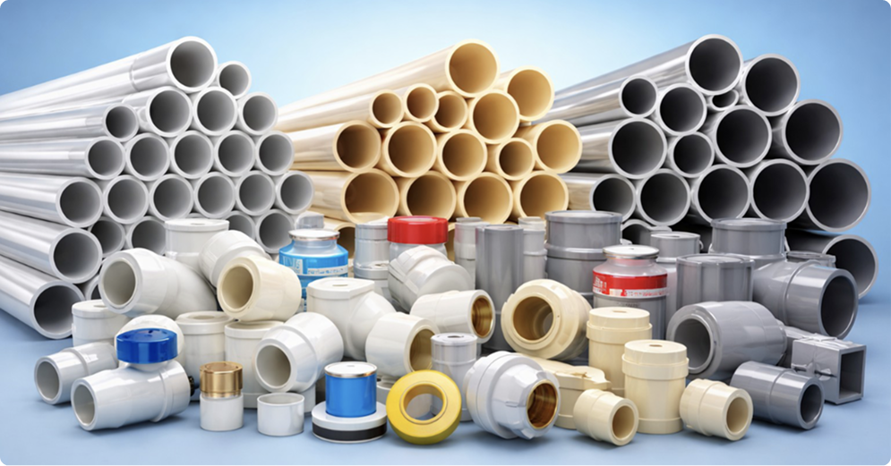 High-performance PVC pipes and fittings applications