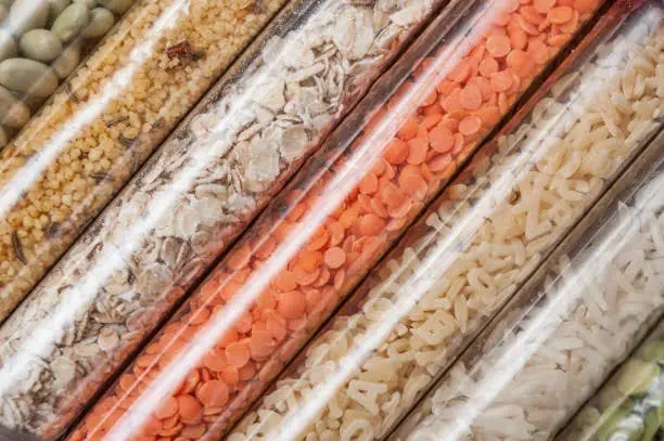 toxic migration risk in food-contact pvc manufacturing, grains and pulses in transparent pvc film packaging